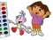 Игра Dora The Explorer Coloring Book онлайн
