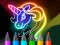 Игра Learn to Draw Glow Cartoon онлайн