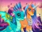 Игра Cute Unicorns And Dragons Puzzle онлайн
