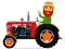 Игра Cartoon Farm Traktors онлайн