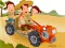 Игра Cartoon Tractor Puzzle онлайн