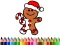 Игра Back To School: Christmas Cookies Coloring онлайн