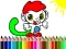 Игра Back To School: Monkey Coloring онлайн
