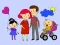 Игра Happy Family Coloring Book онлайн