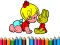 Игра Back To School: Aby Girl Coloring онлайн