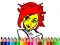 Игра Back To School: Cute Girl Coloring онлайн