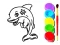 Игра Dolphin Coloring Book онлайн