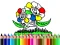 Игра Back to School: Flowers Coloring онлайн