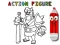 Игра Back To School: Action Figure Coloring онлайн