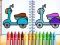 Игра Cute Bike Coloring Book онлайн
