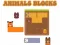 Игра Animals Blocks онлайн
