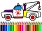 Игра Back To School: Trucks Coloring онлайн
