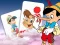 Игра Pinocchio Memory card Match онлайн