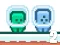 Игра Green and Blue Cuteman 2 онлайн