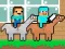 Игра Noob vs Pro HorseCraft онлайн
