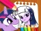 Игра Equestria Girls Coloring Book онлайн