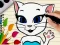 Игра Talking Angela Coloring Book онлайн