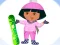 Игра Dora Ski Winter Dressup онлайн