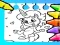 Игра Magical Unicorn Coloring Pages онлайн
