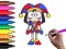 Игра Pomni Coloring Time онлайн