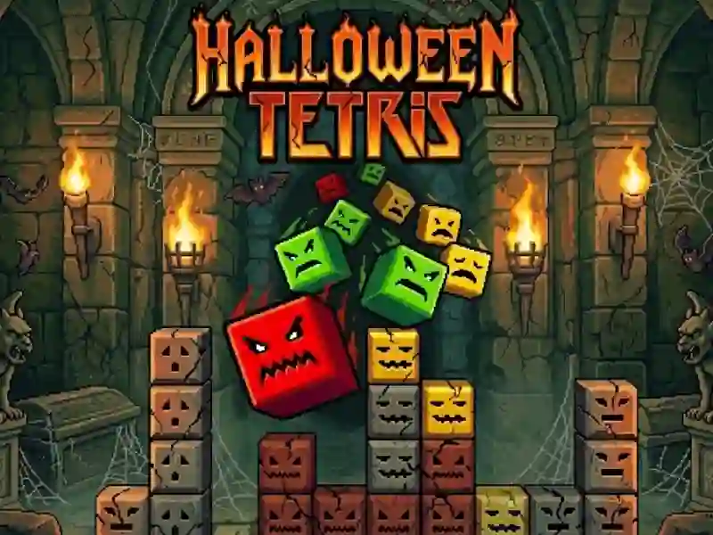 Игра Halloween Tetris онлайн