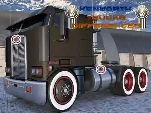 Игра Kenworth Trucks Differences онлайн