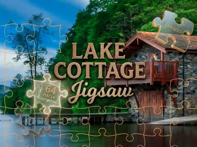 Игра Lake Cottage Jigsaw онлайн