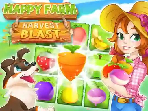 Игра Happy Farm Harvest Blast онлайн