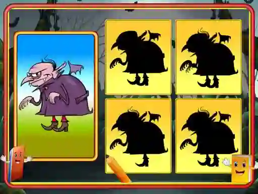 Игра Shadow Match Halloween онлайн