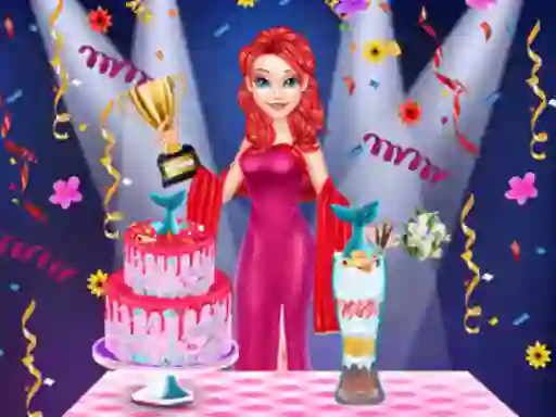 Игра Mermaid Cake Cooking Design онлайн