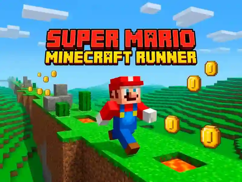 Игра Super Mario MineCraft Runner онлайн