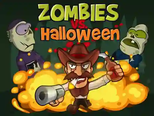 Игра Zombies Vs Halloween онлайн