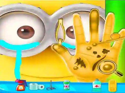 Игра Minion hand doctor онлайн
