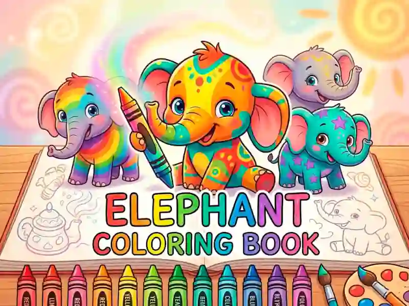Игра Elephant Coloring Book онлайн