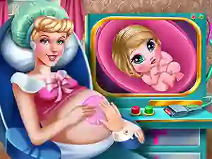 Игра Cinderella Pregnant Check-Up онлайн
