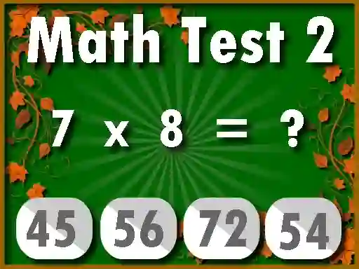 Игра Math Test 2 онлайн