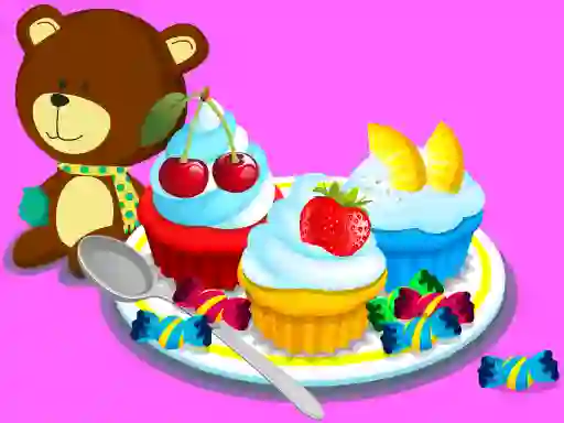 Игра Cooking Colorful Cupcakes онлайн