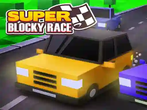 Игра Super Blocky Race онлайн