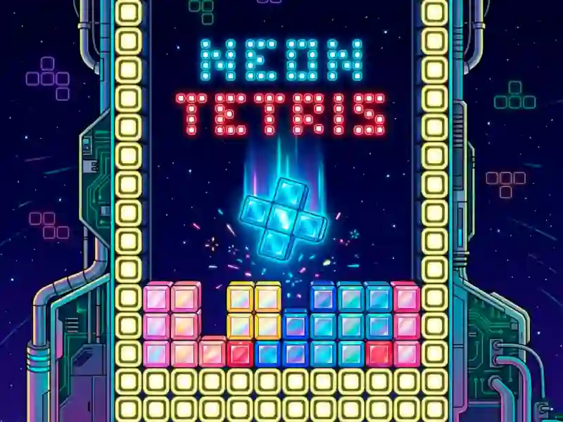 Игра Neon Tetris онлайн