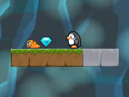 Игра Penguin Adventure Reverse Word онлайн