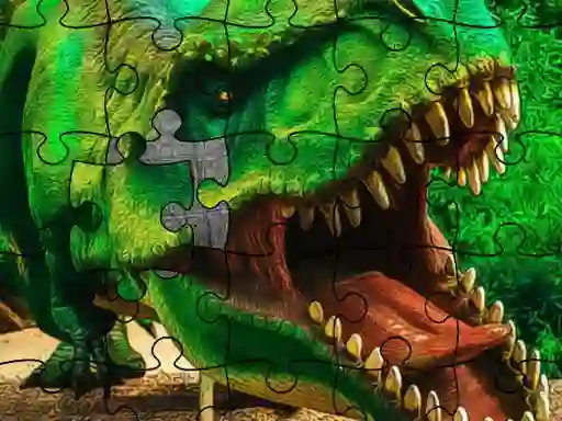 Игра Dino Park Jigsaw онлайн