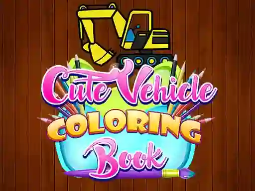 Игра Cute Vehicle Coloring Book онлайн