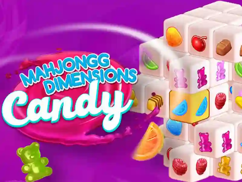 Игра Candy 3D Mahjong онлайн