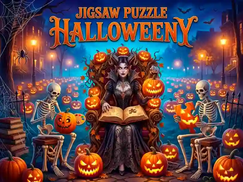 Игра Jigsaw Puzzle Halloweeny онлайн