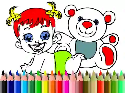 Игра Back To School: Baby Doll Coloring онлайн