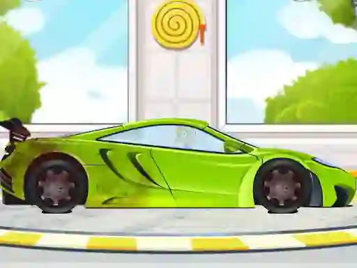 Игра Sports Car Wash 2D онлайн
