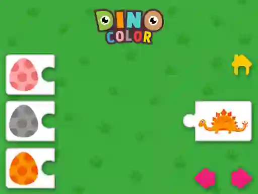 Игра Dino Color онлайн