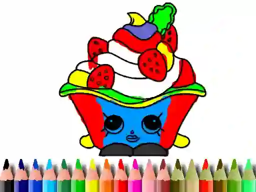 Игра Back To School: Cake Coloring Book онлайн