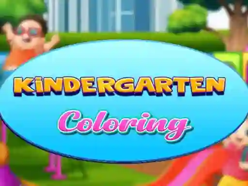 Игра Kindergarten Coloring онлайн