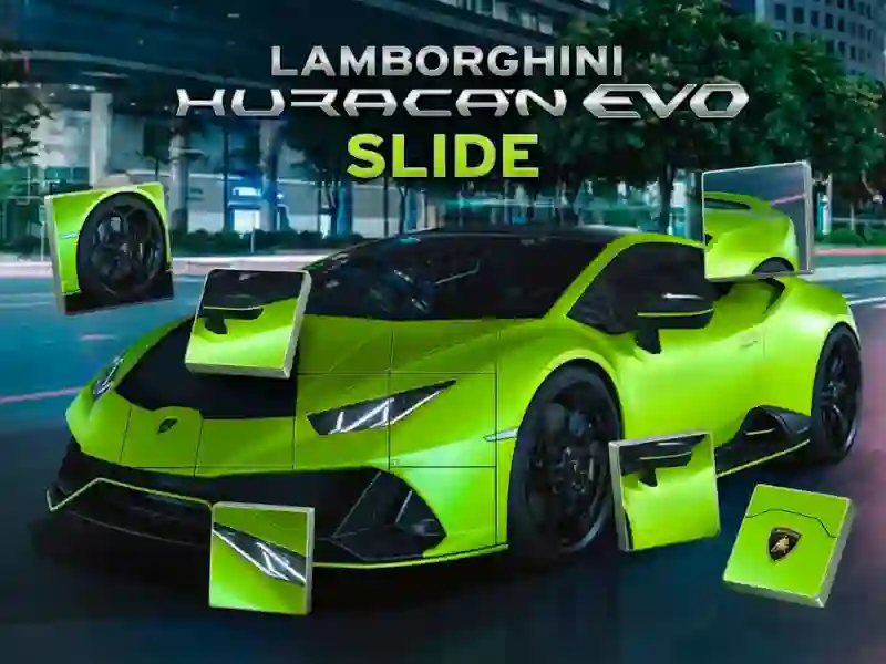 Игра Lamborghini Huracan Evo Slide онлайн